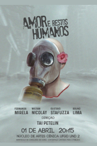 Cartaz AMOR E RESTOS HUMANOS